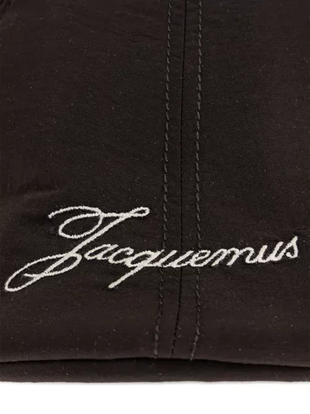 Čepice Jacquemus s výšivkou bez podpatku hnědý