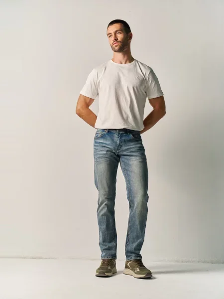 KOROSHI Τζιν ντένιμ μπλε