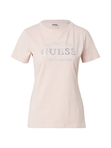Guess Majica Regular Fit roza
