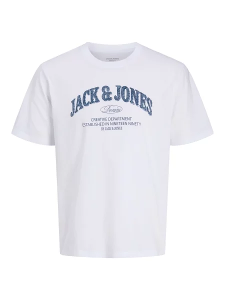 JACK & JONES Tricou albastru alb