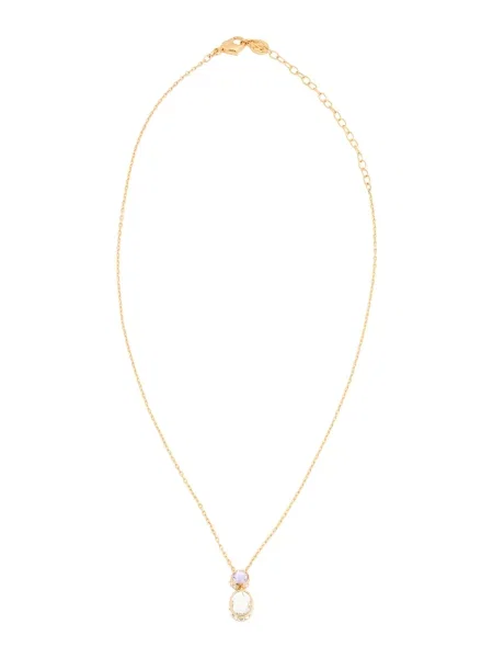 Swarovski Verižica zlata / majnica bela