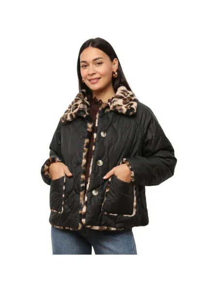 Palton La Modeuse negru