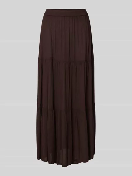 Rozkloszowana spódnica maxi z czystej model MIKKA' Only