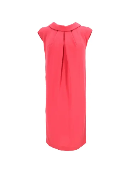 Rochie Max Mara plisată de costum roz