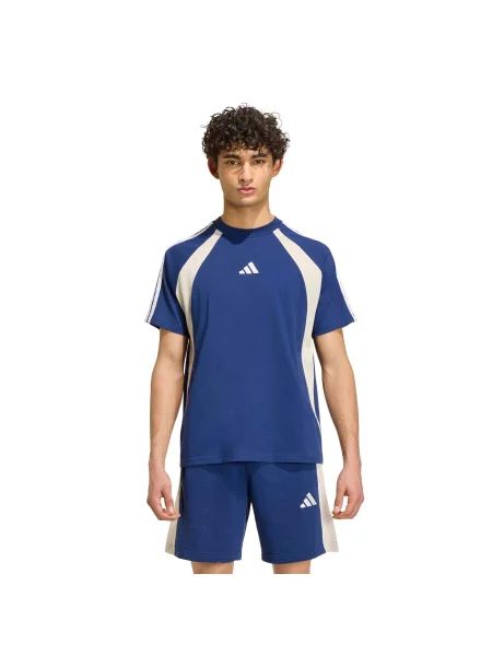 ADIDAS SPORTSWEAR Funkčné tričko tmavomodrá biela