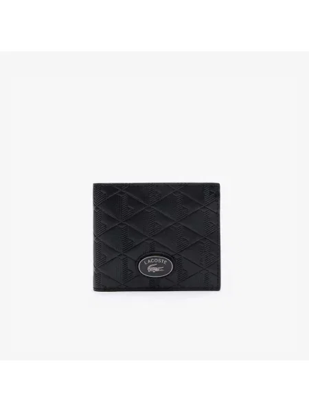 Lacoste гаманець чоловічий Monogram чорний