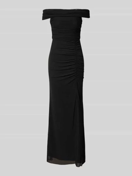 Sukienka wieczorowa z dekoltem carmen Jake*s Cocktail czarna