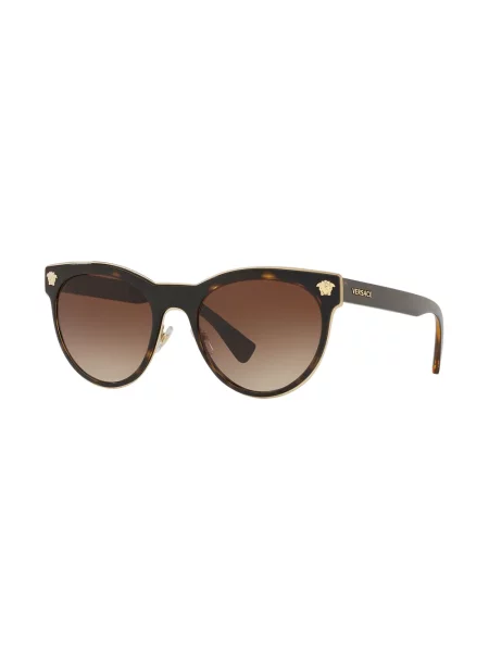 Sluneční brýle Versace Eyewear hnědé