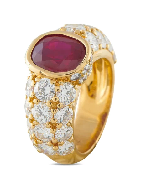 Cocktail diamant inel Lb Exclusive auriu