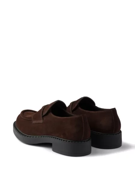 Pantofi loafer Prada maro