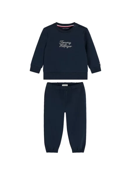 Komplet dresowy dziecięcy Tommy Hilfiger niebieski