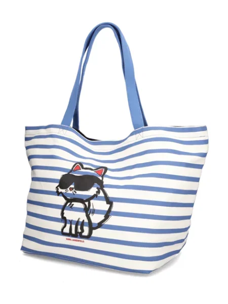 KARL LAGERFELD kabelka Shopper modrá