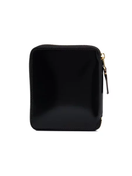 Iš natūralios odos piniginė Comme Des Garçons Wallet juoda