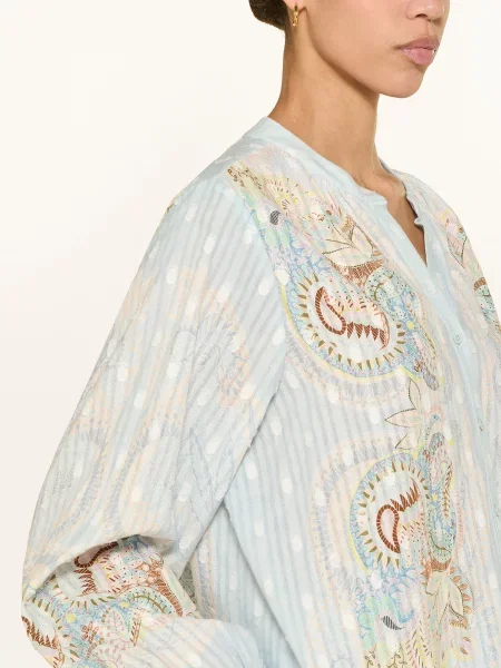 Ivi Collection Bluzka blau brązowa