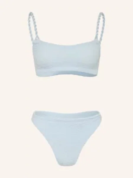 Hunza G Bikini Typu Bustier Phoebe blau