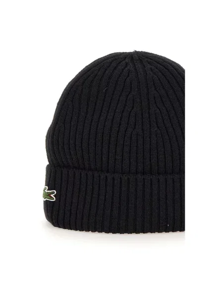 Czapka Lacoste chunky czarna