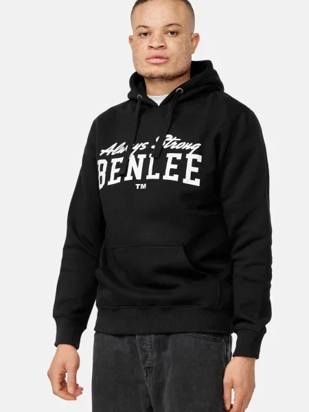 Hoodie Benlee s kapuco črna