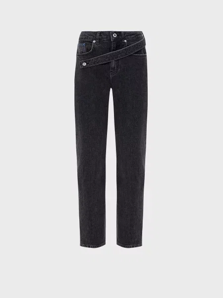 Прямые джинсы Karl Lagerfeld Jeans черные