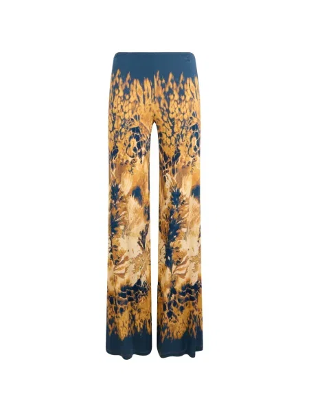 Pantaloni Alberta Ferretti evazate albastru