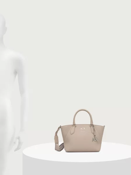 Кожаная сумка шоппер Armani Exchange