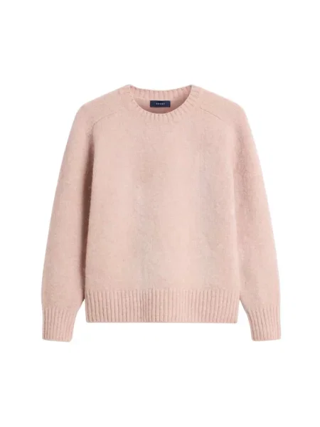 Sweter Soeur wełniany różowy