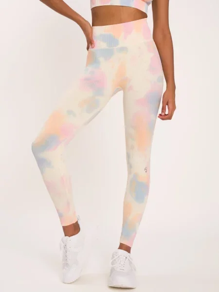 OCEANSAPART Pantaloni sport Maya crem / porumbel / galben pastel / roz albastru