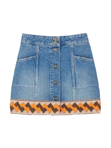Spódnica jeansowa Valentino niebieska