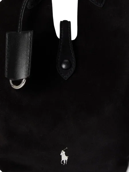 Șapcă Polo Ralph Lauren de mătase cu broderie cu dungi negru