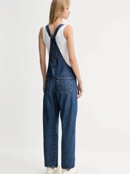Krótki kombinezon Levi's retro niebieski
