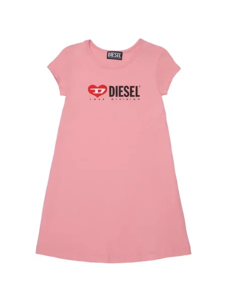 Sukienka dziecięca Diesel różowa