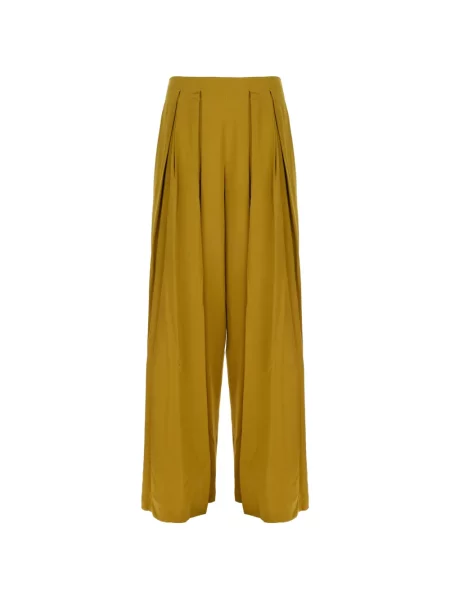 Pantaloni palazzo Danamé verde