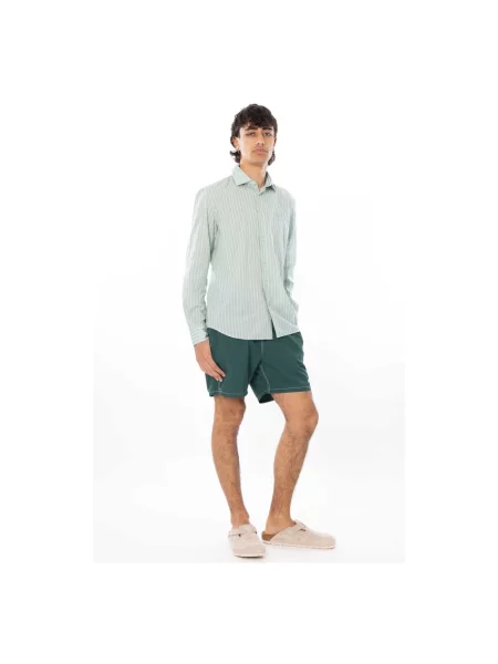 Koszula Mc2 Saint Barth casual zielona