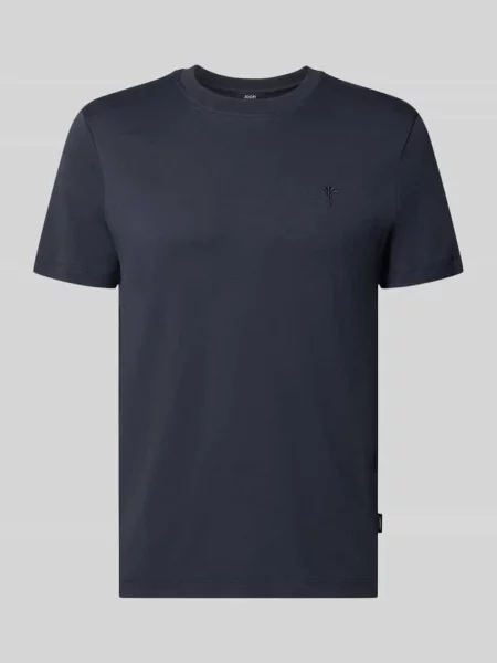 T-shirt o kroju modern fit z czystej bawełny model Priamo' Joop! Collection granatowa