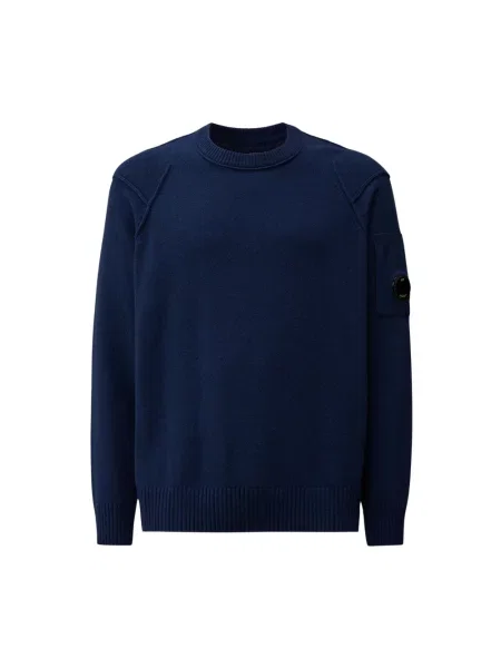 Sweter C.p. Company wełniany niebieski