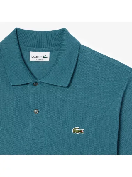 Lacoste Koszulka Polo Oryginał Petit Piqué niebieska