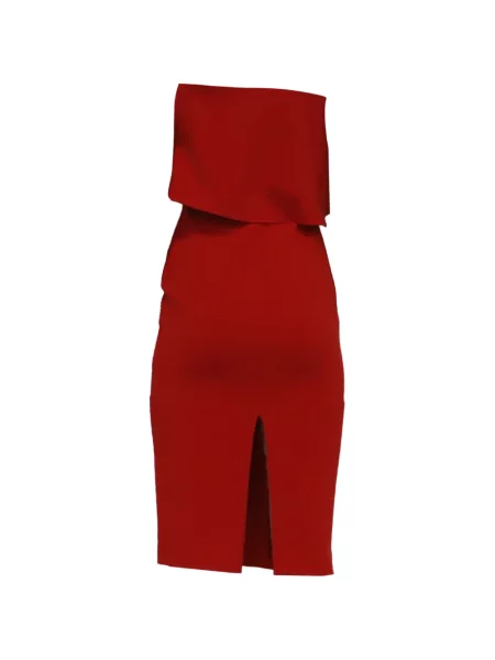 Rochie Likely fără bretele roșu