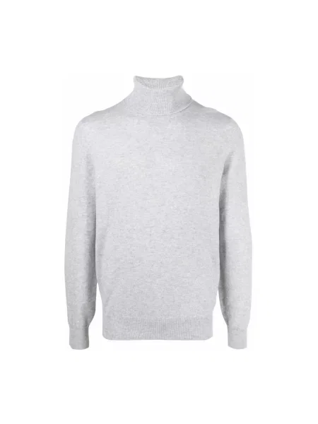 Sweter z golfem Brunello Cucinelli z kaszmiru szary