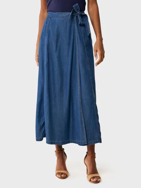 Спідниці MEXX ліоцелл синій