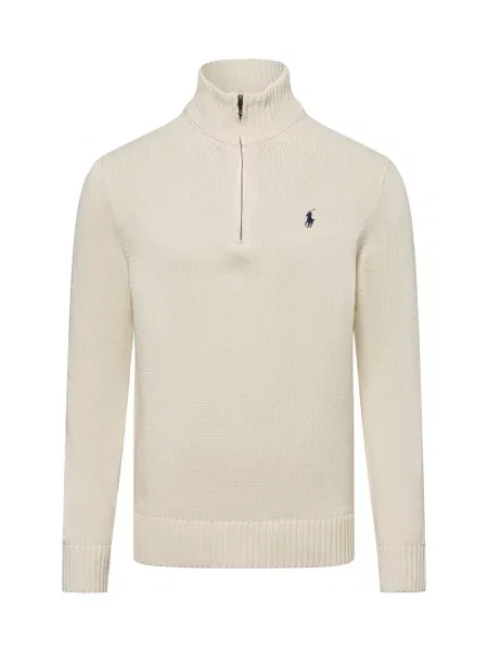 Dzianinowy sweter Polo Ralph Lauren beżowy