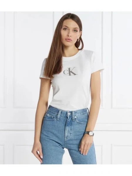 CALVIN KLEIN JEANS Tricou alb