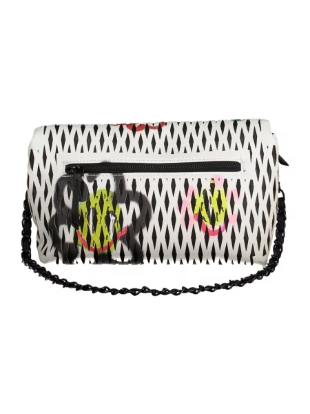 Lniana torebka crossbody Desigual biała