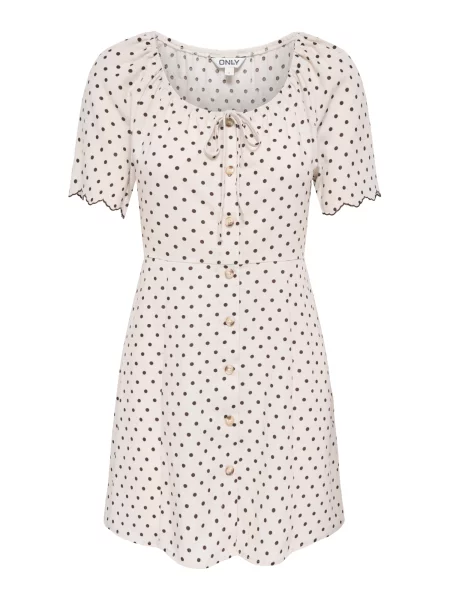 ONLY Rochie tip bluză ONLEmmia deschis / maro bej