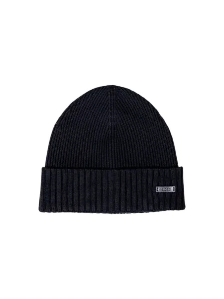BOSS BLACK De lână căciulă Fati negru