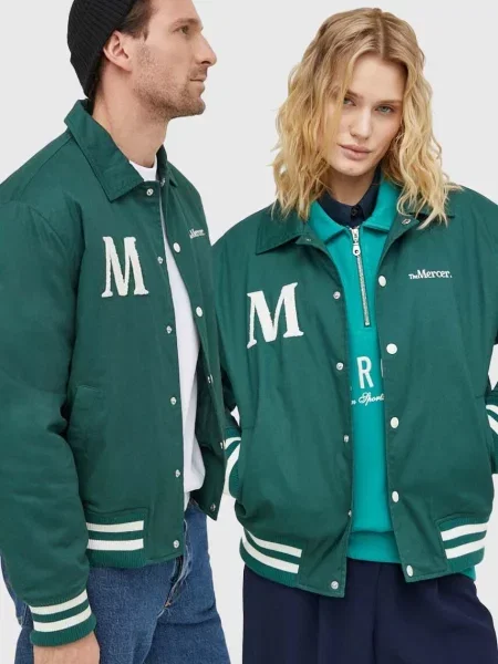 Mercer Amsterdam kurtka przejściowa zielony