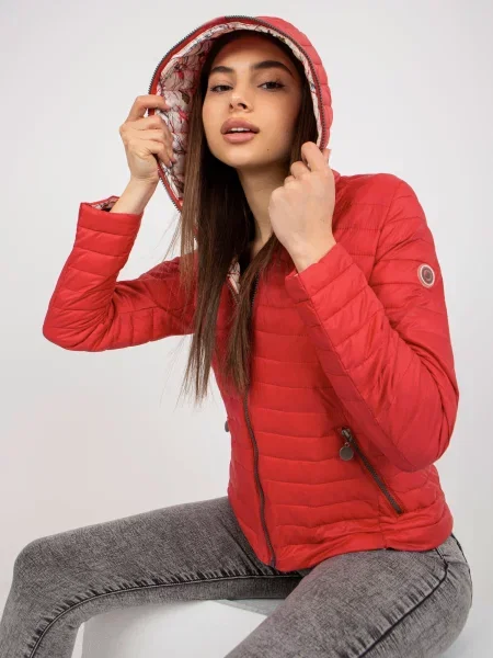 Geacă Fashionhunters roșu