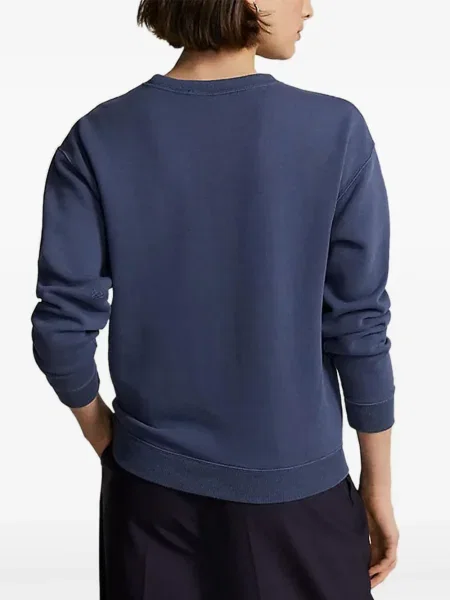 Boxeri Polo Ralph Lauren plisat cu broderie din piele gri