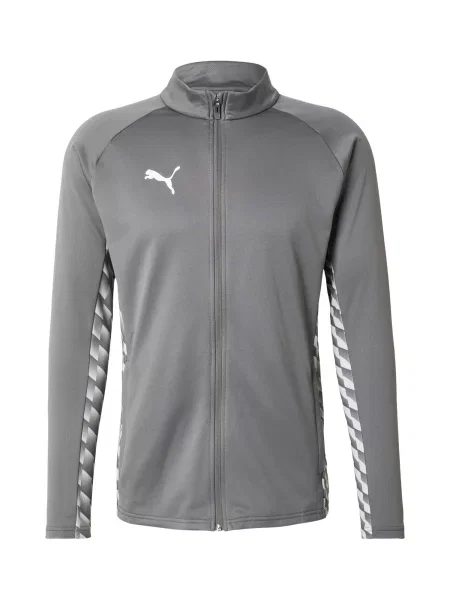 PUMA Geacă sport gri alb