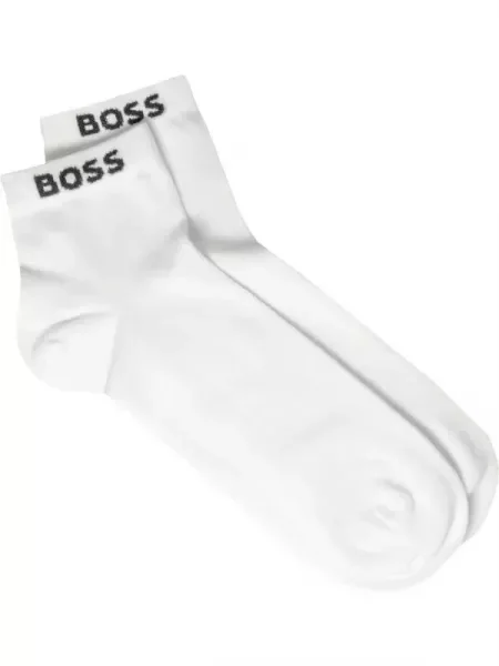 Șosete scurte BOSS alb