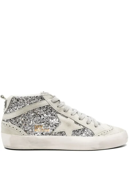 Sneakerși Golden Goose din piele auriu