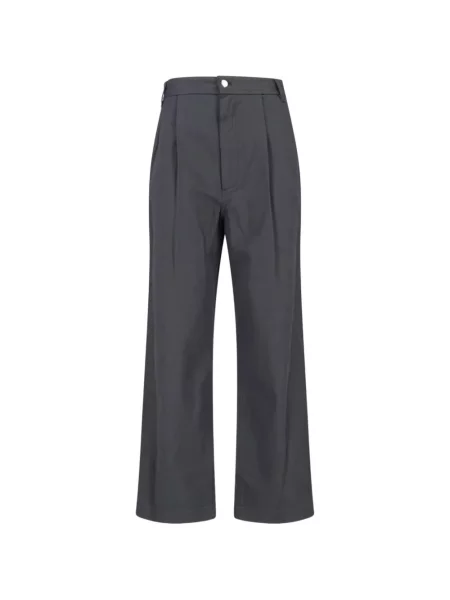 Pantaloni Low Classic cu talie înaltă clasici gri